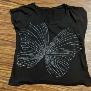 Women's size L Butterfly Shirt